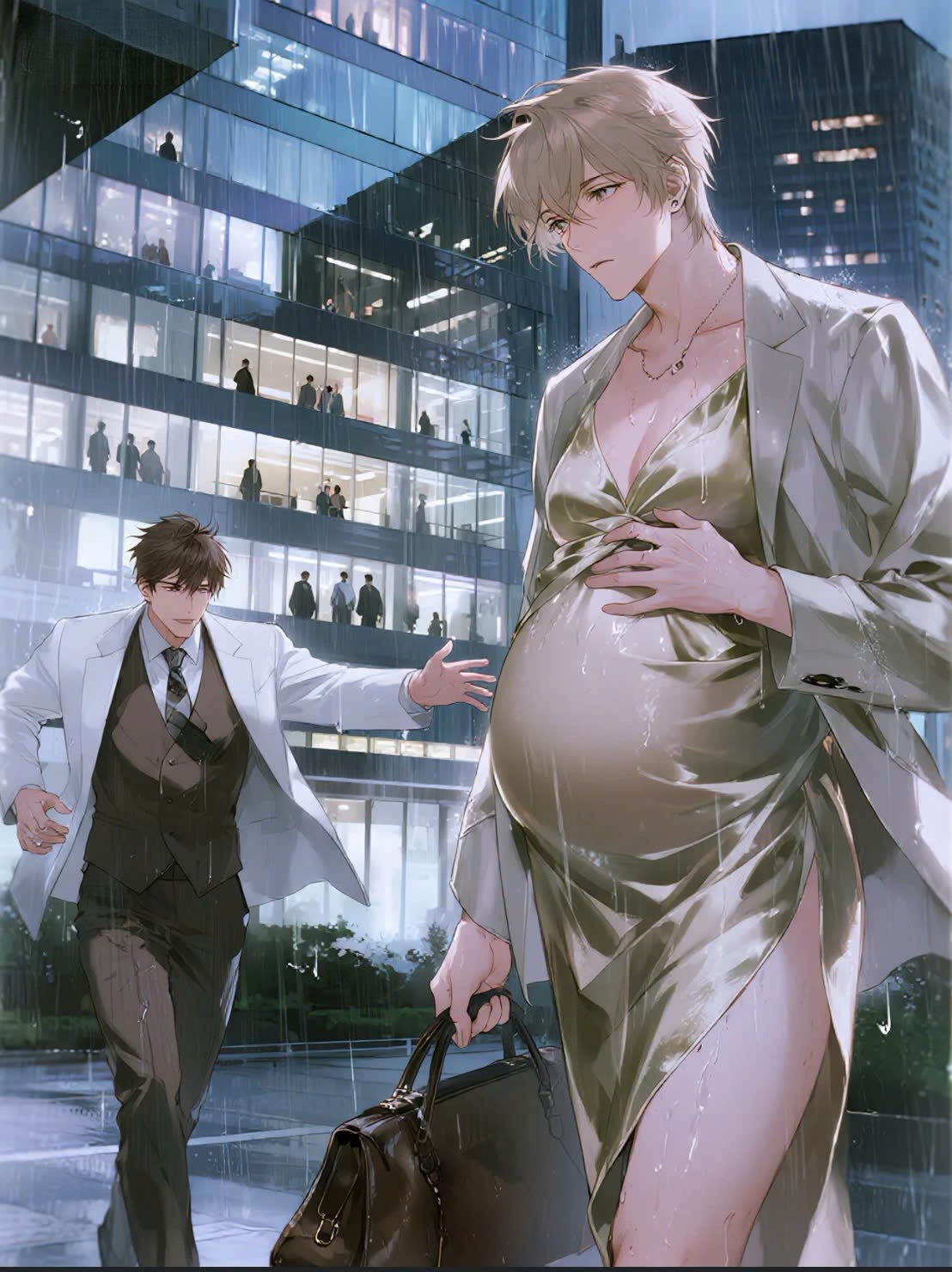 KHI THẤY HẮN GỤC TRÊN VAI CẬU TA NGỦ SAY, BETA ÔM BỤNG BẦU TRỐN VỀ QUÊN